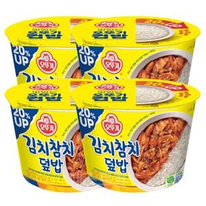 오뚜기컵밥 김치참치덮밥 310g 4개