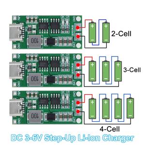 멀티 셀 C타입-스텝 업 부스트 LiPo 폴리머 리튬 이온 충전기, 18650 리튬 배터리, 2S, 3S, 4S, 8.4V, 12.6V, 16.8V, 7.4V, 11.1V, 14.8V