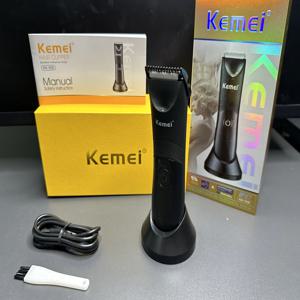 Kemei KM-1838 사타구니 부분 헤어 트리머, 잔디 예초기 세라믹 블레이드, 방수 습식 건식 클리퍼, 음모 겨드랑이 바디 헤어 위생 면도기