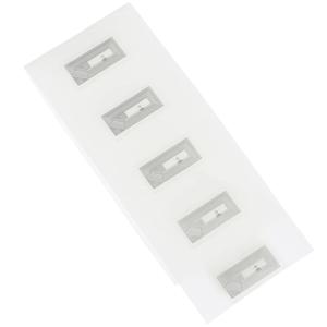 NFC 칩 Ntag213 스티커, 습식 인레이, 2*1cm, 13.56MHz RFID NTAG213 라벨 태그, 100 개