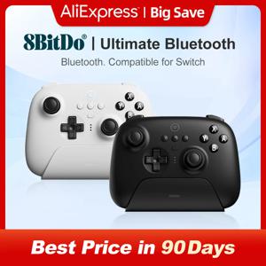 8BitDo 얼티밋 무선 블루투스 컨트롤러 게임 패드, 닌텐도 스위치, PC, 윈도우 10, 11, 스팀 데크용 충전 도크 포함