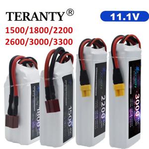 RC 자동차 FPV 레이싱 드론용 LiPo 배터리, 3S, 1500mAh, 1800mAh, 2200mAh, 2600mAh, 3000mAh, 3300mAh Deans T 커넥터, XT60, 11.1V