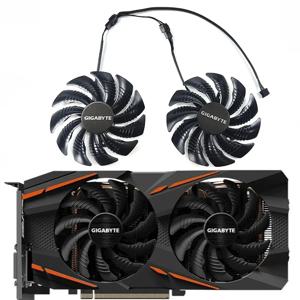 기가바이트 GTX 1050 1060 1070 1660 1650 비디오 카드 냉각 선풍기, PLD09210S12HH T129215SU RX 580 570 480 470 GPU 선풍기, 88mm