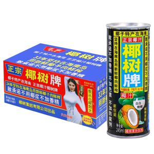 천미방 중국식품 야자 패 야자수표정종해남야자음료 245ml*24캔 1박스