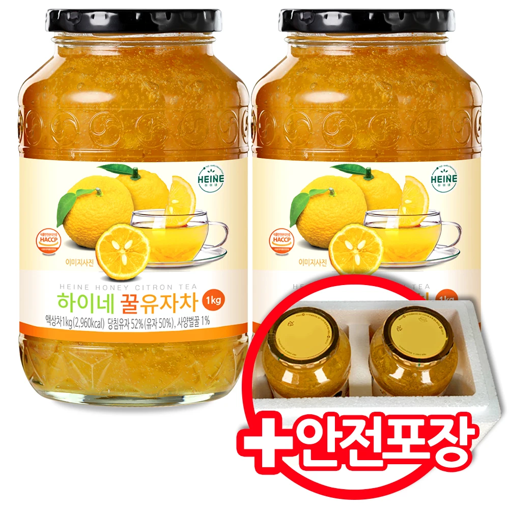 프리미엄 꿀유자차 1kg 좋은 원료로 제대로 만든 유자차