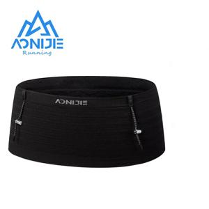 AONIJIE W8116 짠 탄성 스포츠 허리 팩, 남성 여성 트레일 러닝 벨트 수화 허리 가방 전화 홀더 체육관 피트니스 마라톤