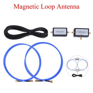 YouLoop 휴대용 자기 안테나, 250mW 수동 자기 SMA, BNC, 3.5mm 오디오, HF 및 VHF용 저손실 광대역