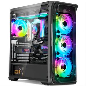 Aotesier 게이머 데스크탑 컴퓨터 빌드, Win10, 16GB 램, SSD, 1TB, HDD, GTX 1050Ti 코어, E5-2650 프로세서, 새로운 게임용 PC, 인기 판매