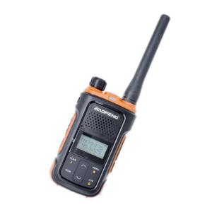 Baofeng 미니 HAM 라디오 FRS VHF UHF LED 손전등 키보드 LCD 화면, TPU 방수 USB C 포트, 휴대용 워키토키, UV12