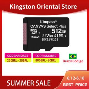 Kingston 메모리 카드, 128GB, 32GB, 마이크로 SD TF, 64GB, 256GB, 마이크로 SD SDCS2, 100 MB/S 읽기 속도 클래스 10 플래시 카드 SD