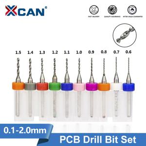 XCAN 수입 카바이드 PCB 드릴 비트, 인쇄 회로 기판, 미니 CNC 드릴 비트 세트, 0.1mm-2.0mm, 10 개