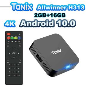 TANIX TX1 안드로이드 10.0 올위너 H313 쿼드 코어 4K HDR 미니 게임 TV 스틱, 와이파이, 스마트 TV 박스, 미디어 플레이어, 1G, 8G, 2G, 16G