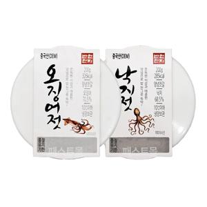 반찬단지 오징어젓(PET) 200g + 낙지젓(PET) 200g 세트