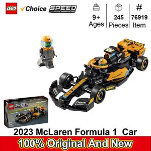 LEGO 76919 스피드 챔피언 2023 맥라렌 포뮬러 1 경주용 자동차 장난감, 놀이 및 전시용, 어린이를 위한 조립 가능한 맥라렌 장난감 세트