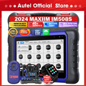 Autel 모든 차량용 올인원 프로그래머, MaxiIM IM508S XP400 PRO OBD2 자동차 스캐너, IMMO 키 프로그래밍 진단 도구