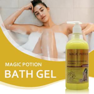 Gluta Master Magic Potion 바디 워시 클렌징 향수, 브라이트닝 모이스처라이징 각질 제거, 부드럽고 광택 있는 바디 샤워 젤, 500ml