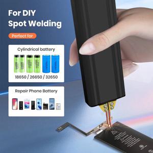 DIY 휴대용 배터리 스폿 용접기, DIY 미니 용접기, 18650 배터리 팩 용접 도구, 1200mah 용접 가능, 0.25mm