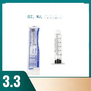 워터 라이트 머신, 특수 바늘 튜브 Ez/MJ/Misfield/Haifei 워터 라이트 건 3/5ml 나선형 주사기 물 조명 소모품