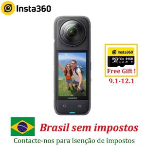 Insta360 X4 액션 카메라, 2290mAh 배터리, 8K 비디오, 10M 방수, 플로우 스테이트 안정화, Insta 360X4 스포츠 카메라 재고