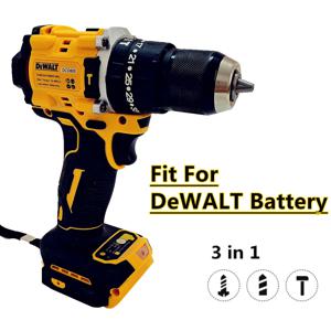 Dewalt 20V 배터리에 적합 브러시리스 해머 드릴, 무선 임팩트 드릴, 전기 스크루 드라이버, 10mm 전동 공구, DCD805