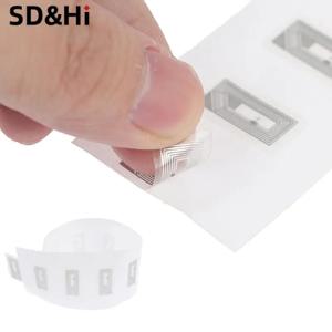 NFC 칩 Ntag213 스티커, 습식 인레이, 2*1cm, 13.56MHz RFID NTAG213 라벨 태그, 10 개