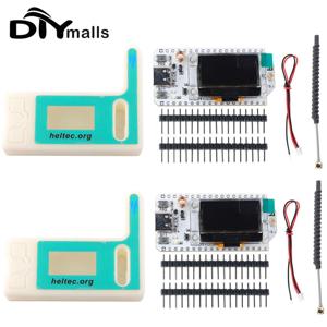 0.96 OLED 디스플레이 개발 보드 키트, 메시 타스틱 Lora32 V3 용 1/2 세트, 와이파이 SX1276 868MHz 915MHz 안테나 케이스, ESP32 LoRa V3