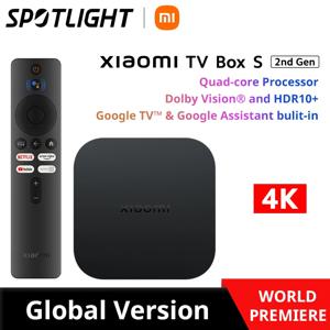 글로벌 버전 샤오미 미 TV 박스 S, 돌비 비전 미디어 플레이어, 4K 울트라 HD, 2GB, 8GB, 구글 TV, 와이파이, BT 5.2, 월드 프리미어