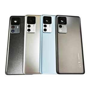 For Xiaomi 12T Pro 5G  샤오미 12T A + 후면 유리 커버 문짝, 교체 배터리 케이스, 후면 하우징 커버, 카메라 렌즈 포함 Mi12T