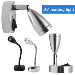 LED RV 인테리어 독서등, 스포트라이트 포함, 보트, 요트, 캠핑 트레일러, 기숙사, 12V, 24V, 3W, 5V, 2A