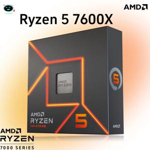 AMD Ryzen 5 7600X R5 7600X 4.7 GHz, 6 코어 12 스레드 PCIE 5.0 105W CPU 프로세서, 5NM L3 = 32M 100-000000593 LGA AM5 프로 게임용, 신제품