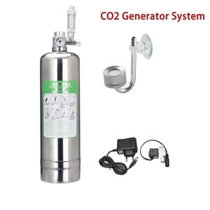 수족관 CO2 발생기 시스템 키트, 스테인리스 스틸 CO2 실린더 발생기 시스템, 식물 물고기용 이산화탄소 반응기 키트