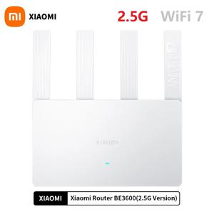 2024 샤오미 라우터 BE3600 WiFi7 2.4/5GHz 듀안 밴드 160Mhz 3570Mbps 메쉬 네트워킹 게임 가속 2.5G 이더넷 포트