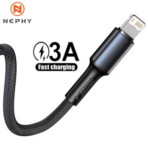 고속 충전 USB 충전기 케이블, 아이폰 14, 13, 12, 11 프로 맥스, Xs, X, SE, 6, 7, 8 플러스, 아이패드 브레이드, 오리지널 리드, 3m 데이터 롱 와이어 코드