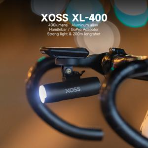 XOSS 자전거 헤드라이트, 400/800 루멘, USB 충전식 도로 MTB 프론트 램프, 자전거 라이트, 알루미늄 초경량 손전등, XL400 XL800