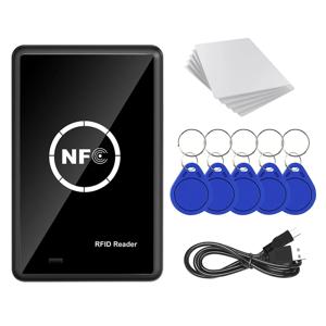 RFID NFC 복사기 복사기, 13.56Khz 열쇠 고리, NFC 스마트 카드 리더 라이터, 13.56Mhz 암호화 프로그래머, USB UID T5577 액세서리