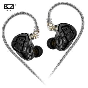 KZ ZAR 하이브리드 드라이버 인이어 모니터 1DD + 7BA 이어폰, HiFi 2 핀 유선 헤드폰, 음악 DJ 헤드셋, 스포츠 게임 이어버드, ZAX ZAS ZSX