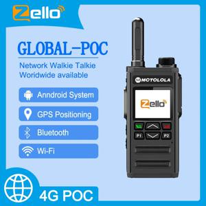 모토로라 젤로 POC 무선 리모컨 워키토키, SIM 카드, 4G, 3G, 안드로이드 블루투스 휴대폰, PTT, 와이파이, GPS, 글로벌 8000km