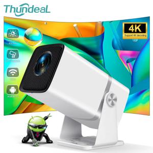 ThundeaL 4K 풀 HD 프로젝터, FHD TD80W, 안드로이드 와이파이, 3D 홈 시어터 TD80, 휴대용 빔 프로젝터, 회의 비디오 영화 PK HY320