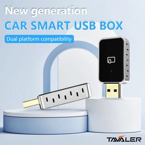 미니 무선 카플레이 어댑터, 자동 유선-무선 카플레이, 안드로이드 자동 USB AI 박스, 플러그 앤 플레이, OEM 자동차에 적합, 2 in 1