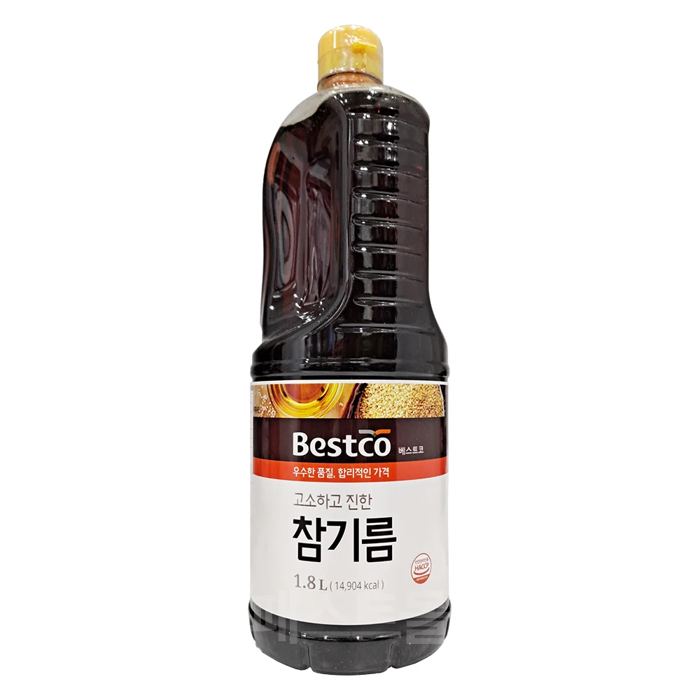 베스트코 고소하고 진한 참기름 1.8L