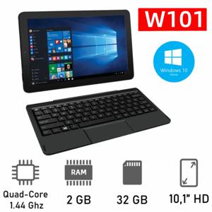 PC 듀얼 카메라 1280*800 IPS W101, 10.1 인치 윈도우 10 태블릿, 키보드 포함, 2GB RAM, 32GB ROM, Z8350 CPU 태블릿, 신제품