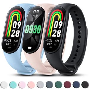 샤오미 미 밴드 7, 6, 5, 4, 3, 실리콘 팔찌, 손목 스트랩, MiBand 3/4, band5, band6 스마트워치 액세서리