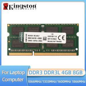 Kingston 노트북 DDR3L DDR3 듀얼 채널, DDR3 8GB 4GB 1066Mhz 1333Mhz 1600Mhz 1866Mhz SO-DIMM PC3-8500 10600 12800 노트북 램