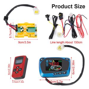 주차 히터 액세서리, 업그레이드된 주차 히터 LCD 스위치, 양방향 디지털 디스플레이 리모컨, 12V 5-8KW
