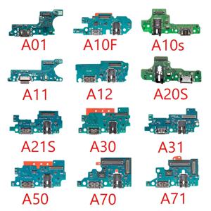 USB 포트 충전기 도크 커넥터 충전 보드 플렉스 케이블, 삼성 A01, A10S, A20SF, A20S, A21S, A30, A31, A50, A70, A71, A12, A11, A10F 용