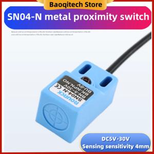 유도 근접 센서 감지 스위치 DC 사각 제한 센서, SN04-N 3 선 NPN NO NC, 4mm DC5-30V SN04, 24V, 무료 배송