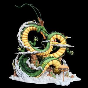 키즈 손오공 피규어 포함 애니메이션 드래곤볼 Z Shenron 피규어, PVC 액션 피규어, Shenlong DBZ 소장용 모델 조각상 장난감, 22cm