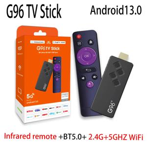 2024 Hot G96 ATV 8k android13.0 적외선 원격 제어 TV 스틱 2GB 8GB 2.4G 및 5G 듀얼 Wifi BT5 Netflix Youtube 미디어 플레이어