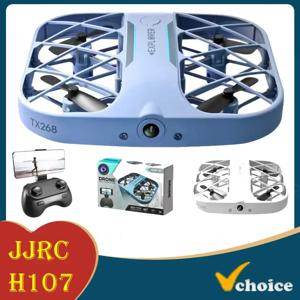 JJRC H107 미니 드론 카메라 탑재, UFO 리모컨 항공기 장난감 실시간 전송, 8K 4K 쿼드콥터