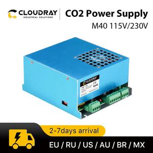 Cloudray CO2 레이저 전원 공급 장치, CO2 레이저 조각 절단기, M40, 115V, 230V, 35-50W